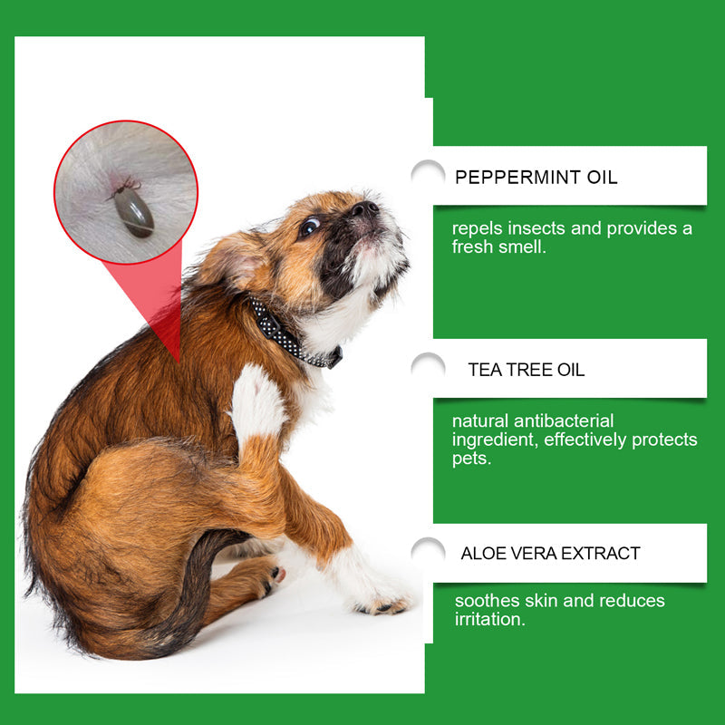 💥 MEGA DEAL: BUY 2, GET 1 FREE 🎁 Natural flea & tick spray 🐶🐱 provides effective and gentle protection 🌿