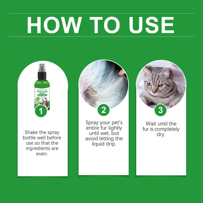 💥 MEGA DEAL: BUY 2, GET 1 FREE 🎁 Natural flea & tick spray 🐶🐱 provides effective and gentle protection 🌿