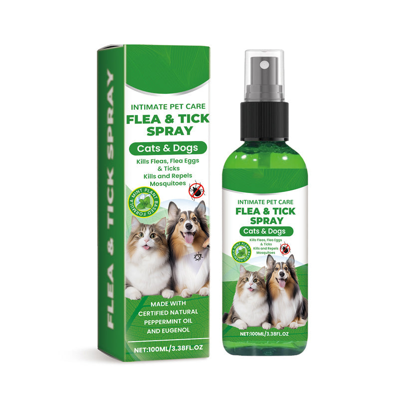 💥 MEGA DEAL: BUY 2, GET 1 FREE 🎁 Natural flea & tick spray 🐶🐱 provides effective and gentle protection 🌿
