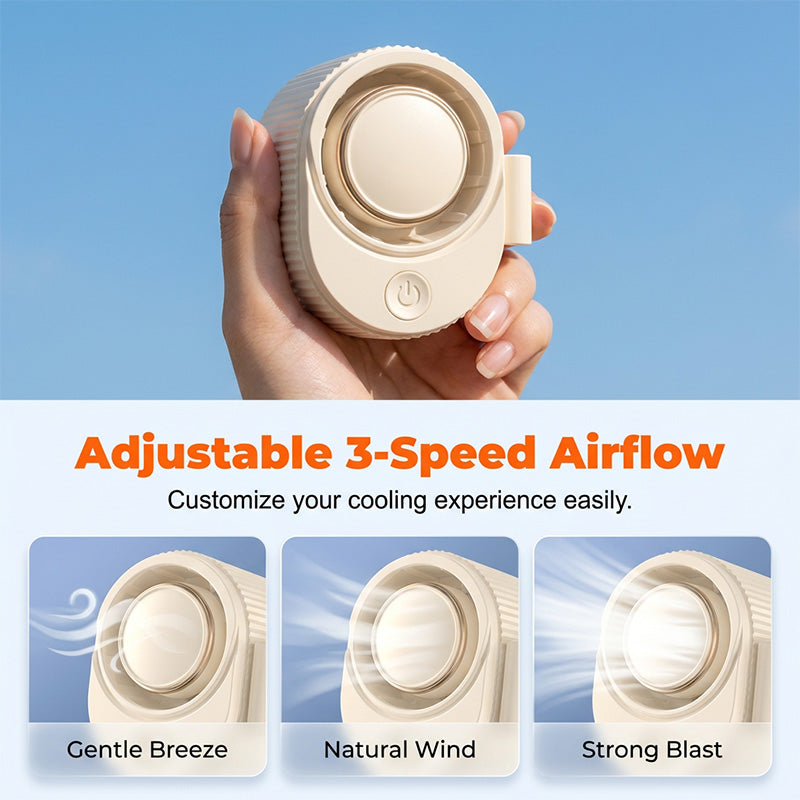 💖2026 Hot Sale💖Portable High-Speed Waist-Clip Cooling Fan