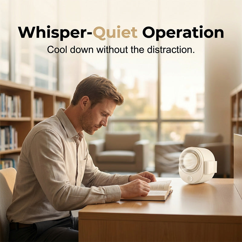 💖2026 Hot Sale💖Portable High-Speed Waist-Clip Cooling Fan