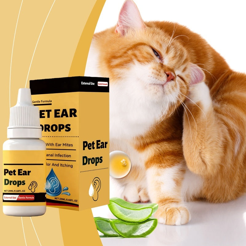 🔥Buy 1 get 1 free🔥   Gentle Pet Ear Drops for Itch Relief & Cleaning