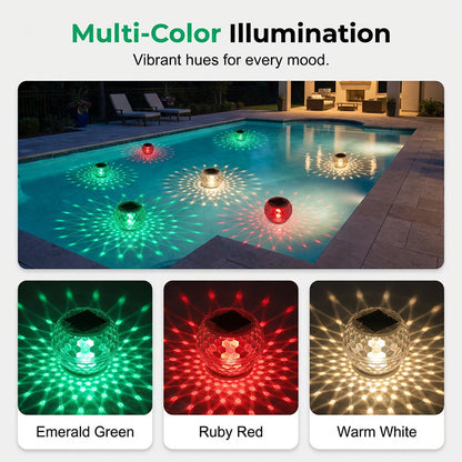 🔥New Hot Selling❤️‍🔥Solar-Powered Floating Pool Lights