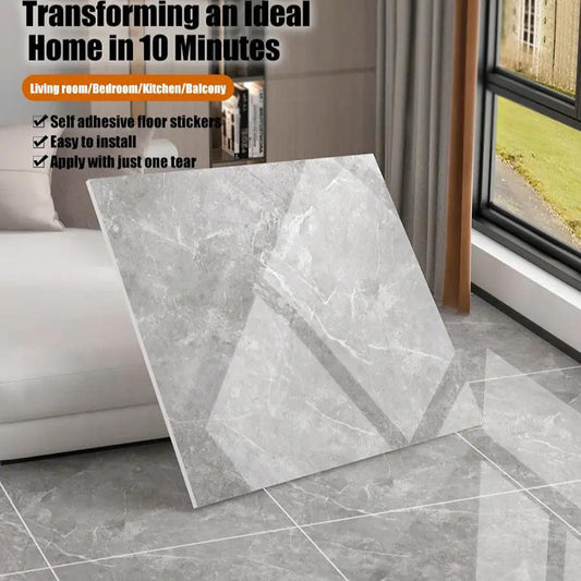 🥳2026 HOT SALE🥳💞50K+ SOLD!🚿🛡️ 50% OFF! Premium Floor Tile Sticker – 2.5mm thick, wear‑resistant. Anti‑slip texture, easy to clean. Covers old tiles or concrete. 👣💪