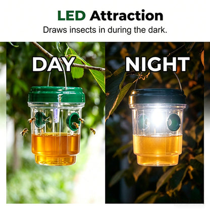 Solar Powered Hanging Wasp Trap