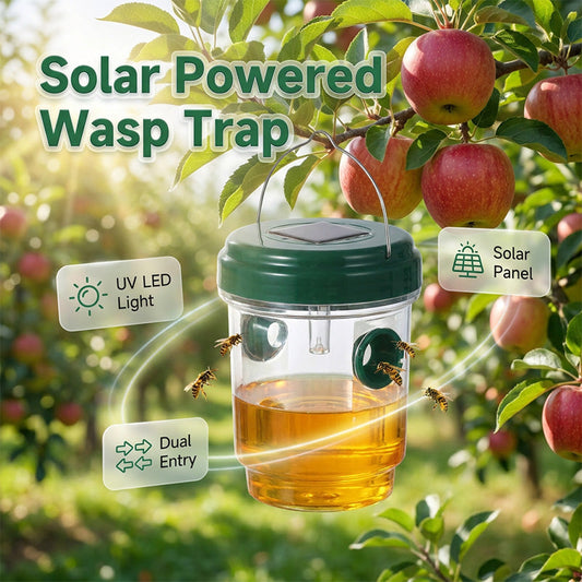Solar Powered Hanging Wasp Trap