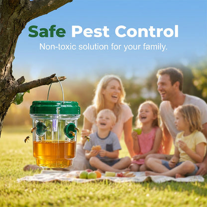 Solar Powered Hanging Wasp Trap