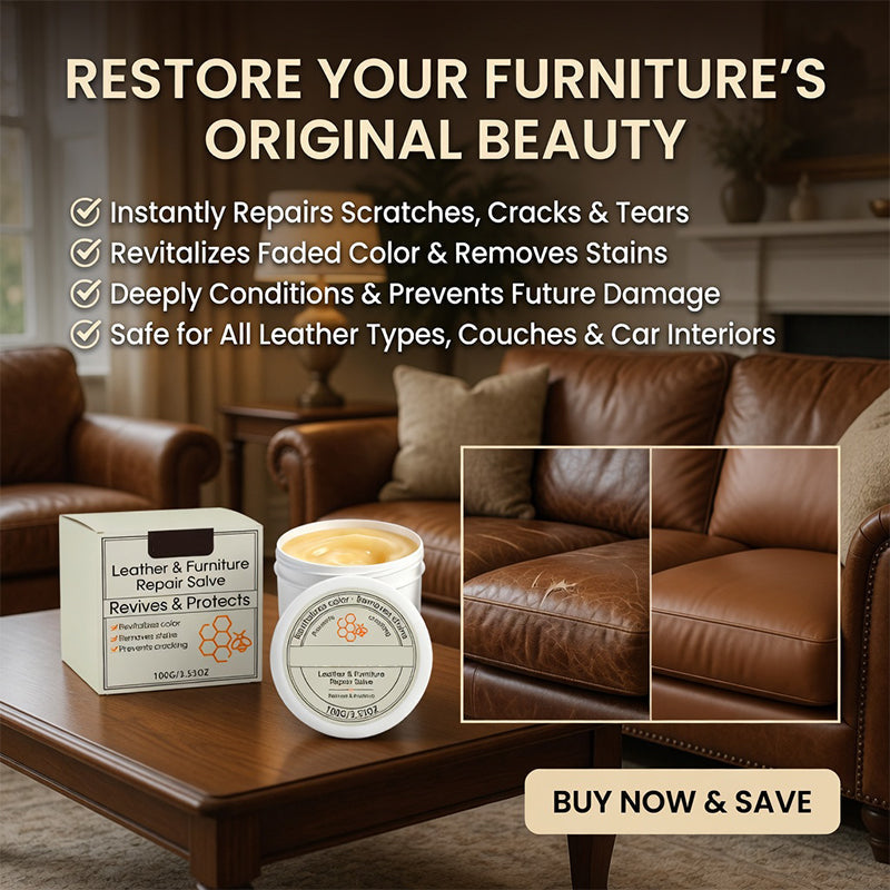 Leather Repair Salve for Furniture & More