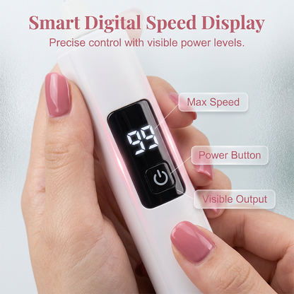 🥳2026 HOT SALE🥳💞50K+ SOLD!💅✨ 47% OFF! Professional Electric Nail Polisher – Smooths thick nails, 99-speed display. Multiple heads for shaping & buffing. Salon at home! 🌟💎