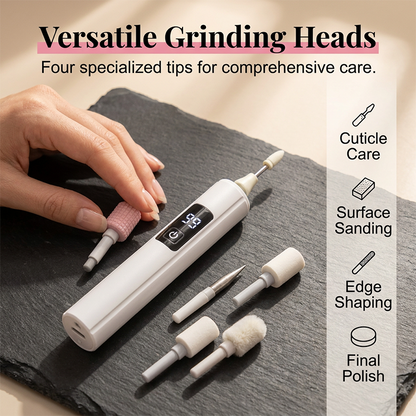 🥳2026 HOT SALE🥳💞50K+ SOLD!💅✨ 47% OFF! Professional Electric Nail Polisher – Smooths thick nails, 99-speed display. Multiple heads for shaping & buffing. Salon at home! 🌟💎