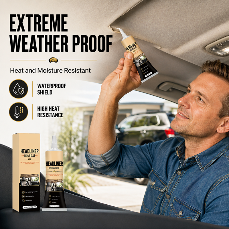 🥳2026 HOT SALE🥳💞50K+ SOLD!🚗🔧 50% OFF! Waterproof Car Headliner Repair Glue – High‑strength adhesive for sagging ceilings & interiors. Restore your car’s roof – no special tools needed! 🛡️✨