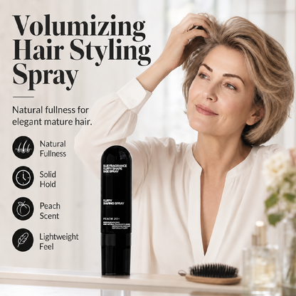 💁Buy 1 Get 1 Free✨Fluffy Hair Shaping Spray, Long Lasting Peach Scent Volumizing Hair Mist for All-Day Hold